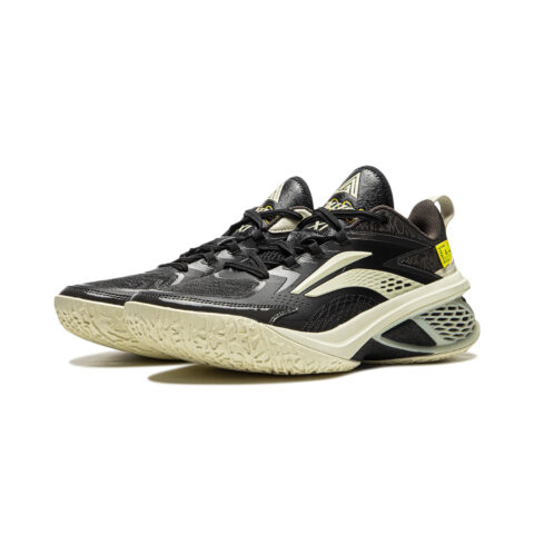 Li Ning Air Strike 11 Cushioning Slip Resistant Lightweight Low top Performance Basketball Shoes Men’s Black Gray