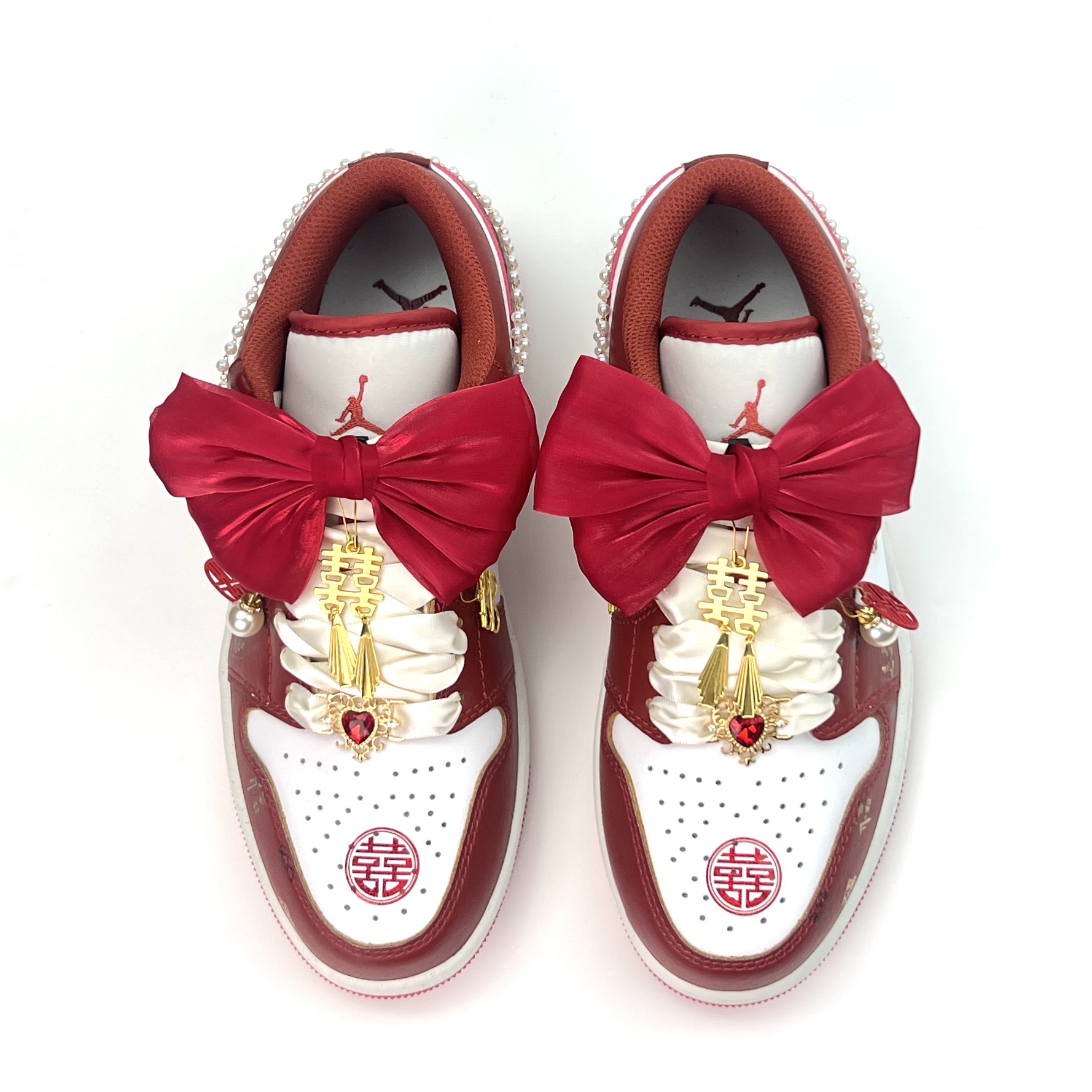 Jordan Air Jordan 1 Blissful Union Height Increasing, Abrasion Resistant, Lightweight, And Breathable Low top
