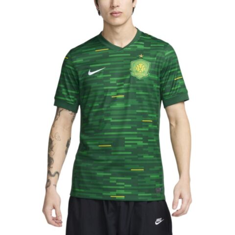 Nike Dri Fit Soccer Jersey Men's Pine Green/Canyon Green/White