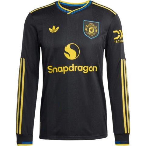 Adidas Free Shipping With AdiClub Manchester United 25/26 Long Sleeve Third Authentic Jersey