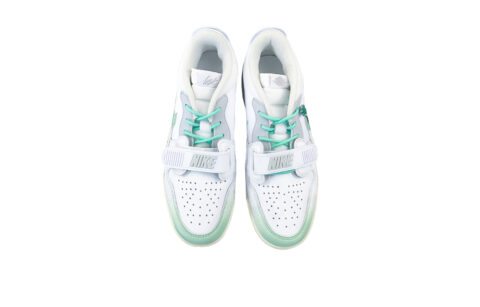 Jordan Legacy 312 Slip Resistant Abrasion Resistant Low top Vintage Basketball Shoes Men’s White Green Gray