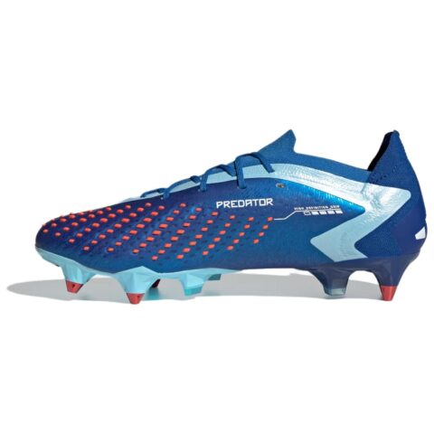 Adidas Predator Accuracy.1 Soft And Comfortable Non slip Lightweight Soccer Shoes Unisex Blue White
