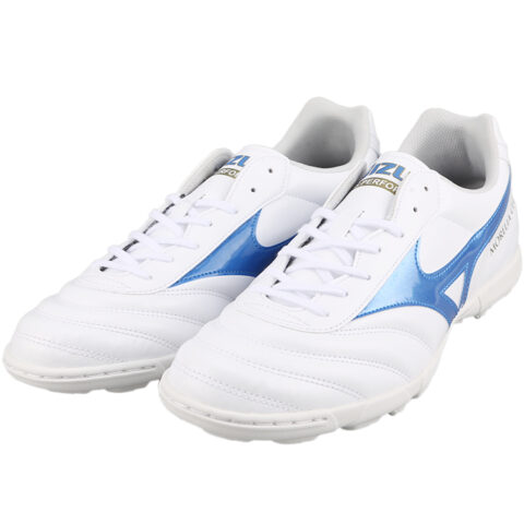 Mizuno Slip Resistant Soccer Shoes Men’s White Blue