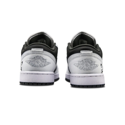 Jordan Air Jordan 1 Low 0° Low top Vintage Basketball Shoes Unisex Black White