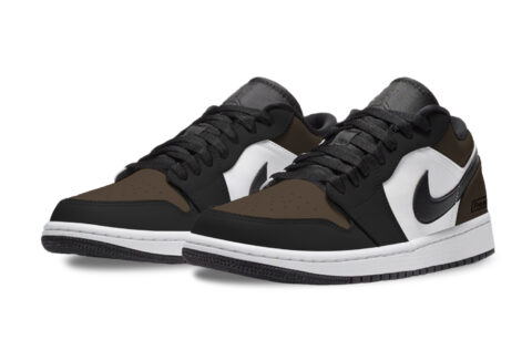 Jordan Air Jordan 1 Abrasion Resistant Abrasion Resistant Low top Vintage Basketball Shoes Unisex Black Brown
