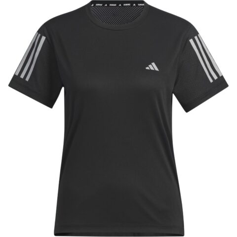Adidas Own The Run Running T Shirt Women's Black/Dark Silver Gray