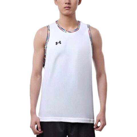Under Armour Basketball Jersey Men’s White/Multicolor Edge