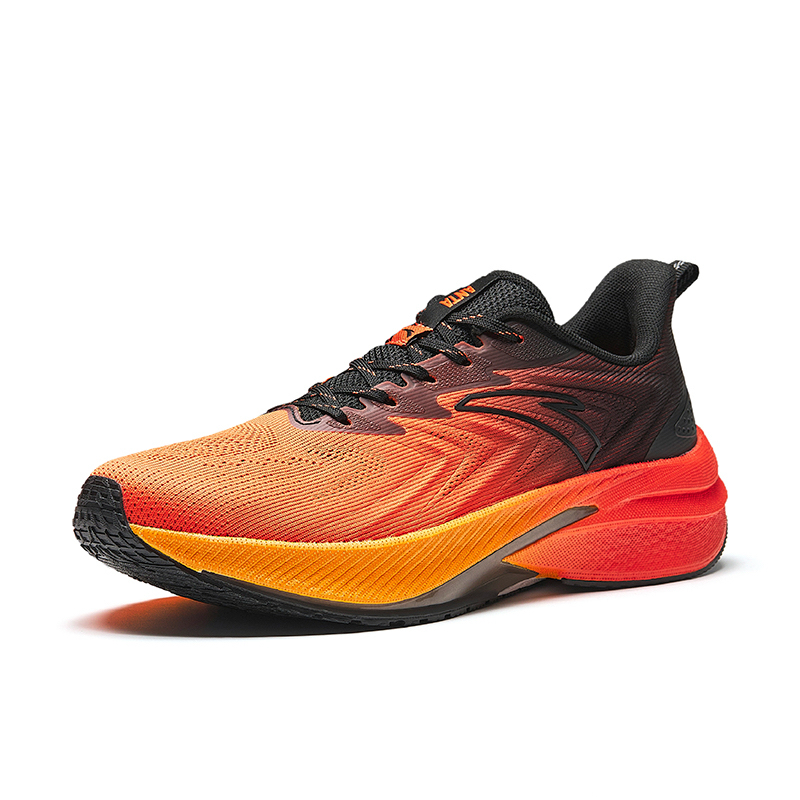 CHAOJIANTA Cushioning Slip Resistant Rebound Low top Training Running Shoes Men’s Orange Black