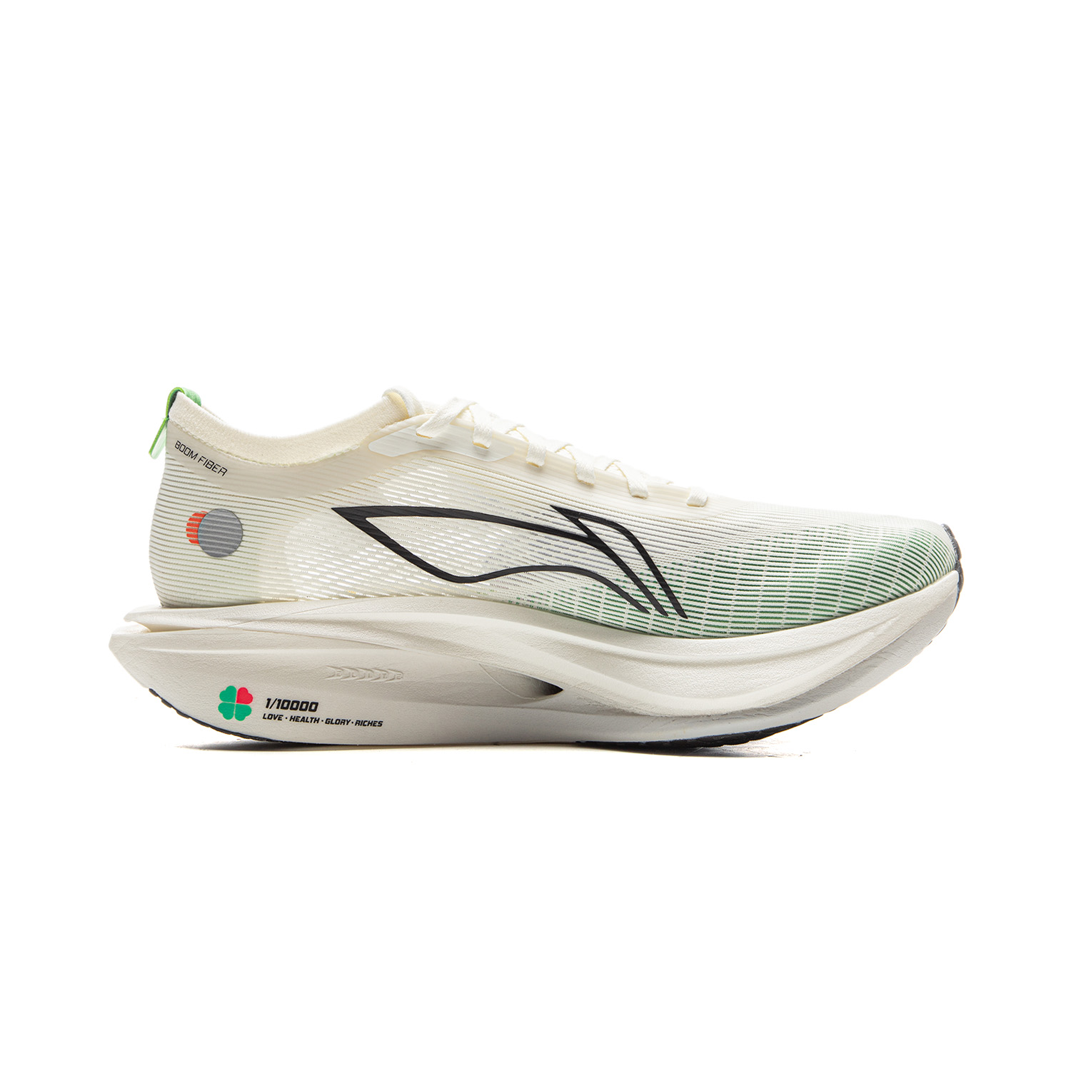 Li Ning Feidian 5 ELITE Low top Carbon Plate, Li Ning Ankle Pillow Technology Running Shoes Unisex Ivory