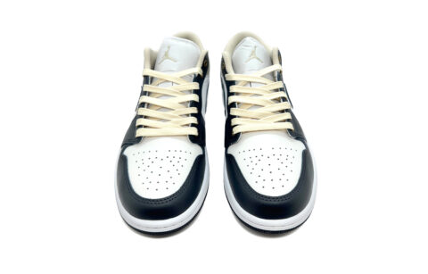 Jordan Air Jordan 1 Abrasion Resistant Low top Vintage Basketball Shoes Men’s Black Brown