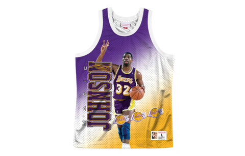 Mitchell Ness x Nba Los Angeles Lakers Magic Johnson Behind The Back jersey