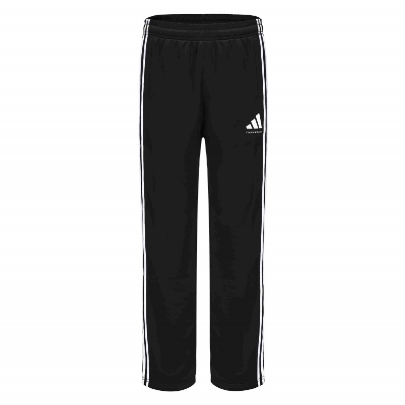 Adidas Taekwondo Casual Sportswear Unisex Clothing Sets Dark Gray+Black