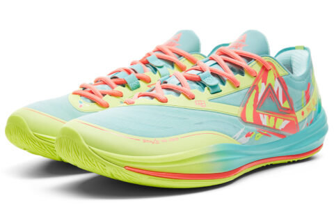 PEAK Light And Agile 3.0 Cushioning Breathable Low top Basketball Shoes Men’s Ice Blue