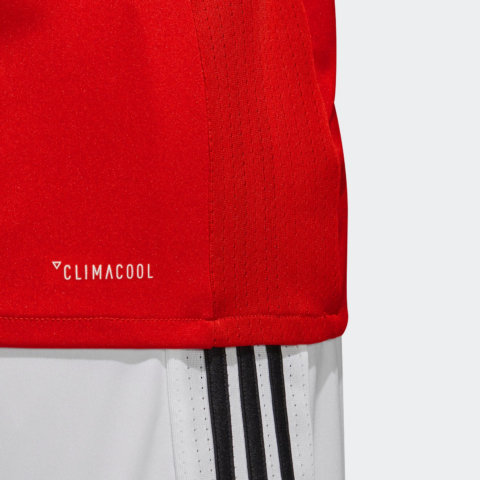 Adidas Soccer Jerseys Men’s Red Moderate Straight Fit