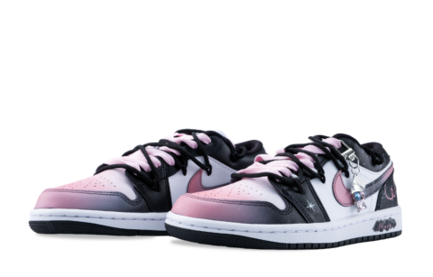 Jordan Air Jordan 1 Honey Sweetheart Slip Resistant Abrasion Resistant Low top Vintage Basketball Shoes Women’s