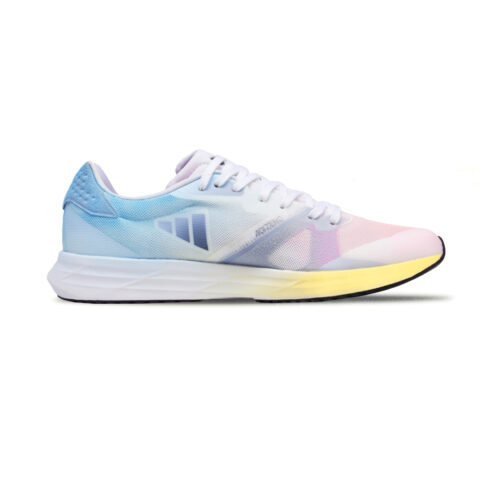 Adidas Adizero RC 4 Abrasion Resistant, Breathable, And Quick Dry Low top Running Shoes Men’s Pink Blue