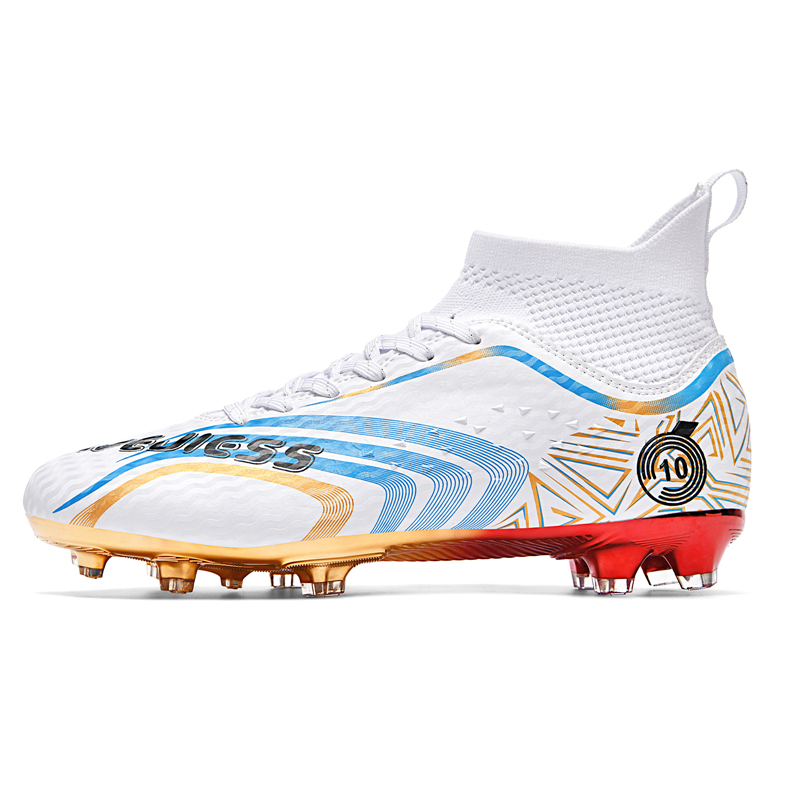 SHUANGDING FG Firm Ground Natural Grass Slip Resistant Abrasion Resistant Soccer Shoes Unisex