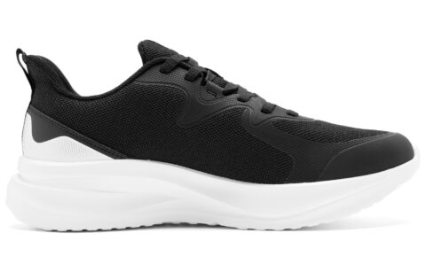 QIAODAN Feiyue Running Shoes Men’s Low Top Black Jordan White