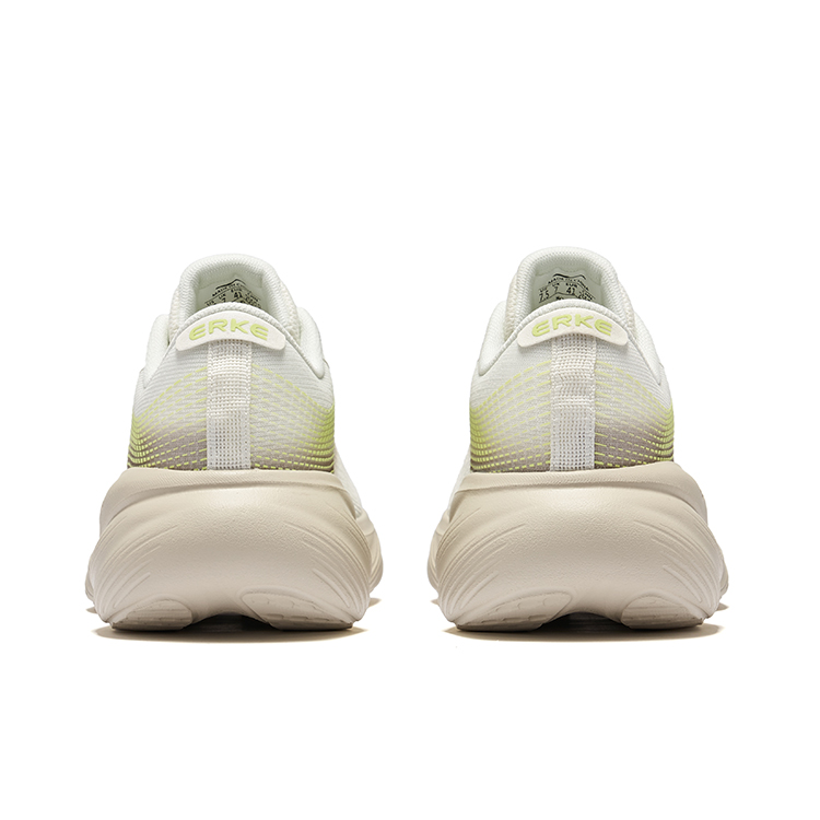 Erke Running Shoes Men’s Low Top Microcrystal White Wheat Seedling Green