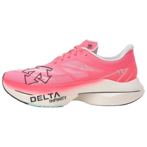 DESCENTE Slip Resistant Abrasion Resistant Low top Running Shoes Unisex Pink