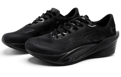 QIAODAN Flying Shadow PB5.0 Mesh Low top Marathon Racing Running Shoes Men’s Black