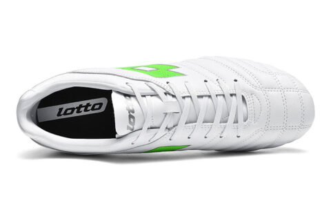 LOTTO FG Firm Ground Firm Ground Cushioning Slip Resistant Cushioning Slip Resistant Soccer Shoes Men’s Black White