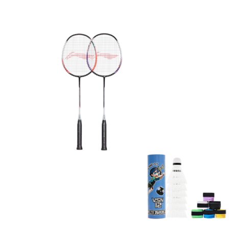 Li Ning Halberd 900 Carbon Aluminum Badminton Rackets Control Type All around Defense Entry level 670mm Unisex 3U/G5