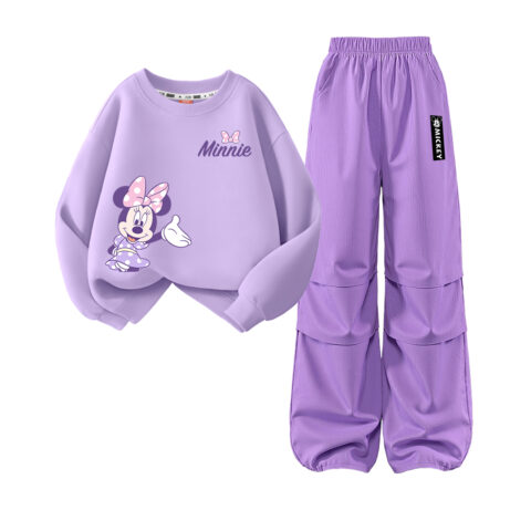 Disney Kids Casual Sportswear Crew Neck Moderate