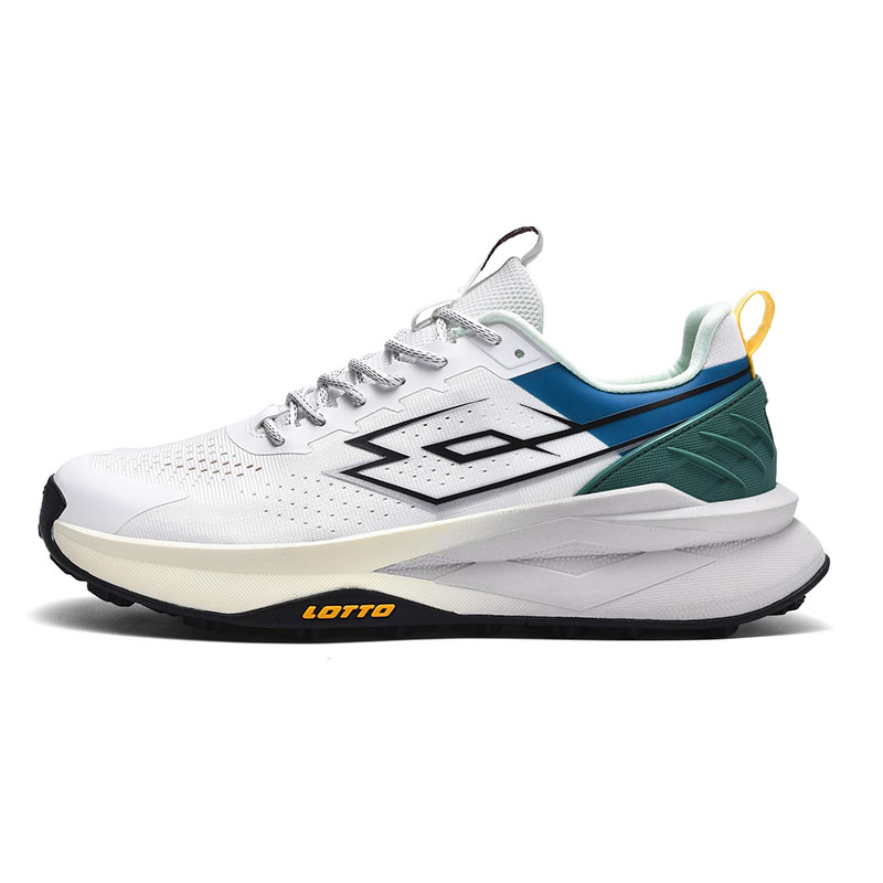 LOTTO Cushioning Slip Resistant Abrasion Resistant Low top Hiking Shoes Men’s White