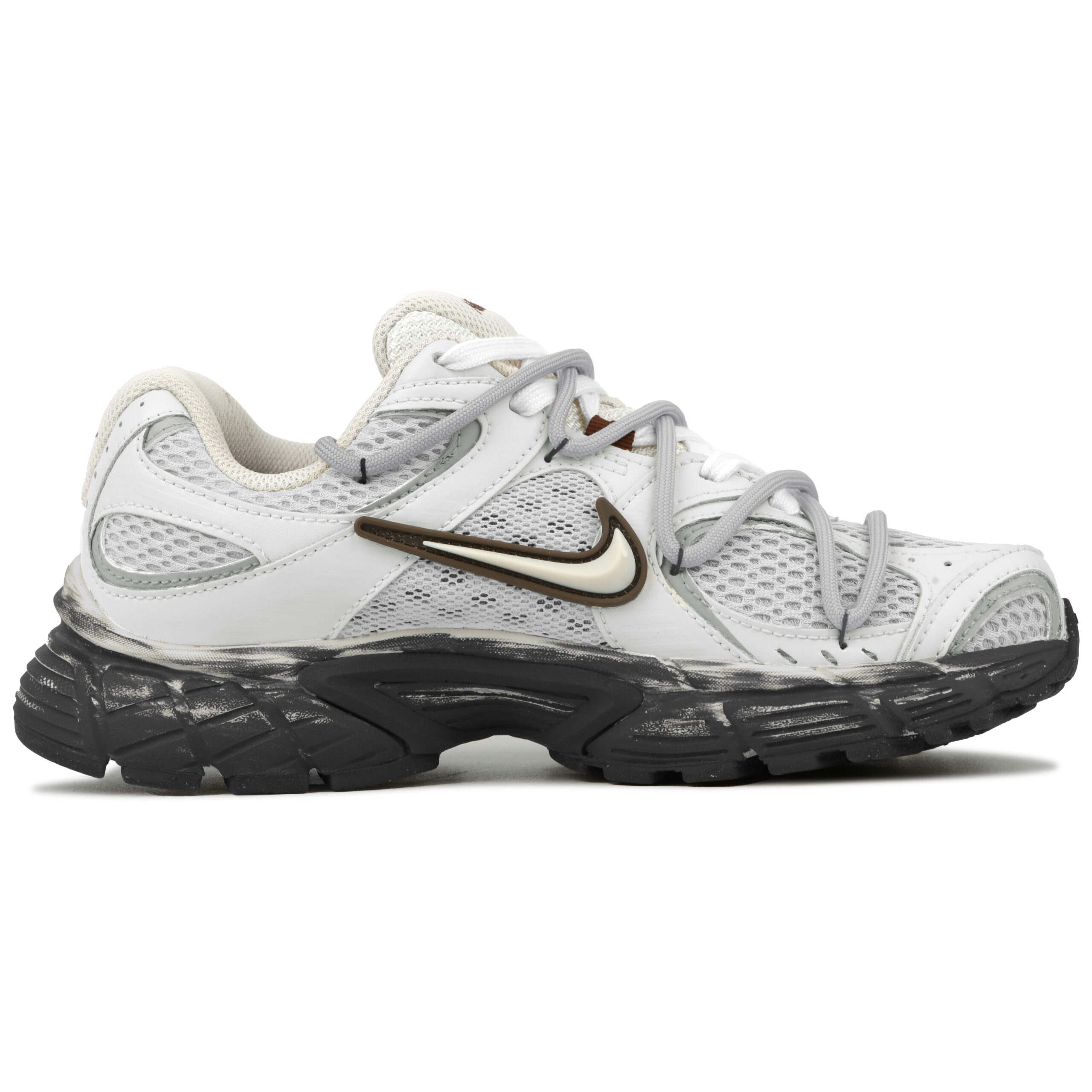 Nike V5 RNR Low top Casual Running Shoes Unisex Silver Black