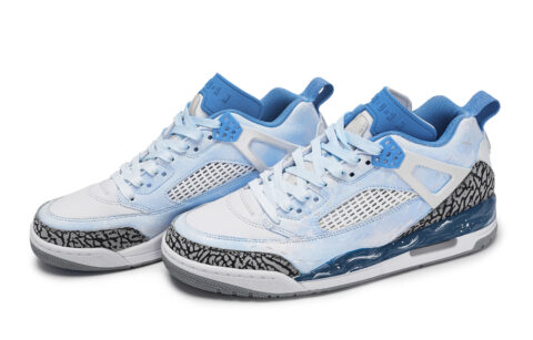 Jordan Spizike Vintage Basketball Shoes Unisex Low Top Black/White/Blue