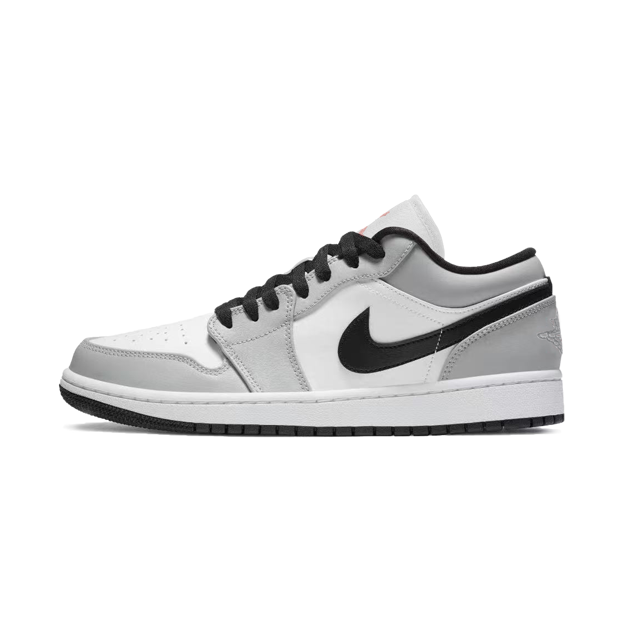 Jordan Air Jordan 1 Low top Vintage Basketball Shoes Unisex Light Gray