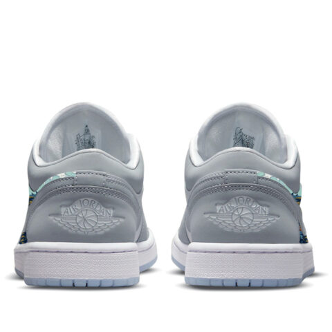 Jordan Air Jordan 1 Vintage Basketball Shoes Women’s Low Top Gray/White