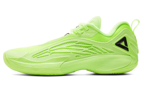 PEAK Cushioning Abrasion Resistant Rebound Low top Basketball Shoes Men’s Neon Green