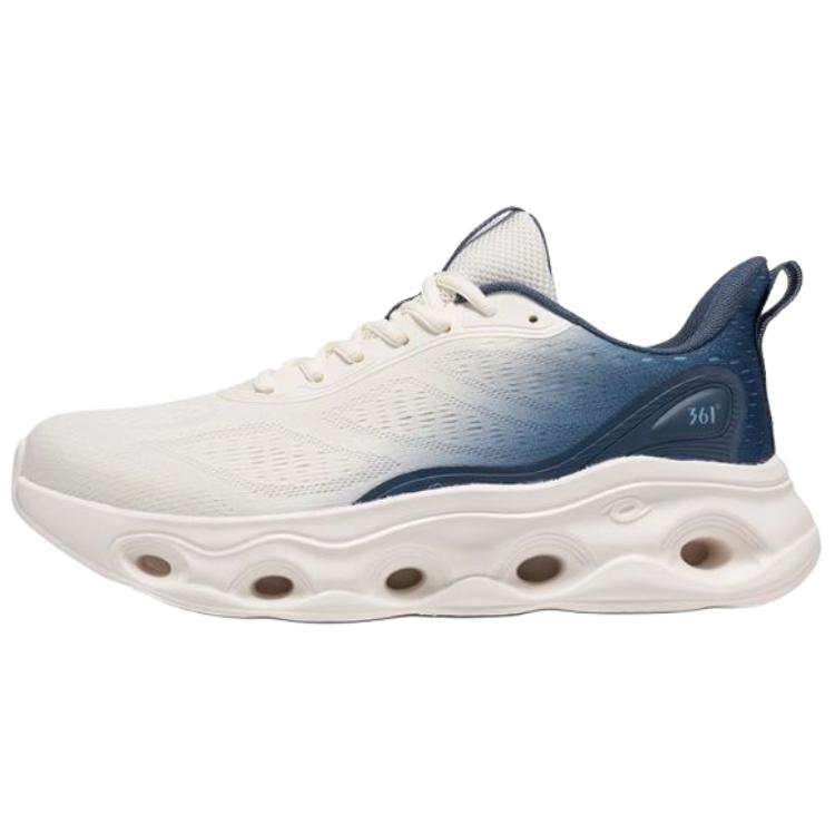 361° Vortex Chain CITY Running Shoes Men’s Low Top Feather White Nostalgic Blue