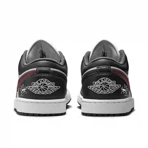 Jordan Air Jordan 1 Vintage Basketball Shoes Unisex Low Top Gray/White