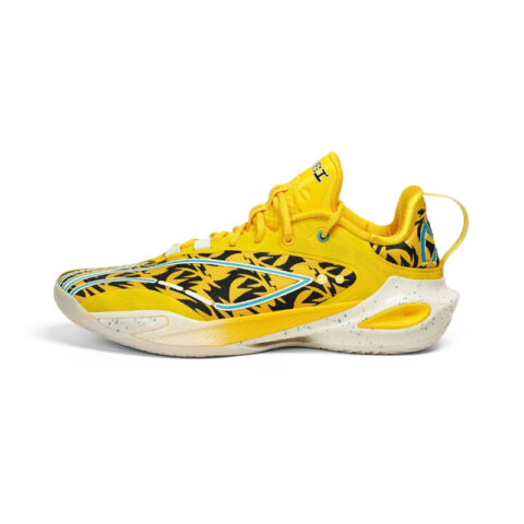 Li Ning Speed 11 Textile, TPU Low top Basketball Shoes Men’s Yellow
