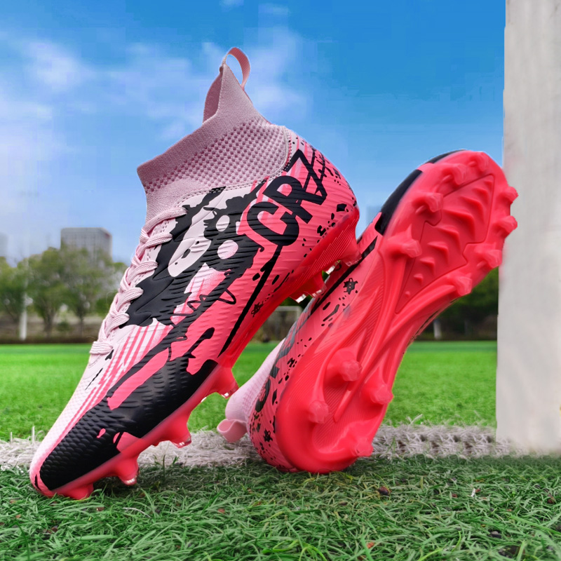 WEJIESS FG Rubber Long Studs TF Rubber Broken Studs Natural Grass Slip Resistant Abrasion Resistant