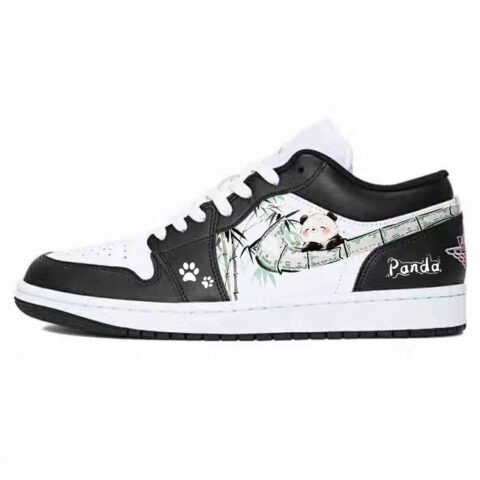 Jordan Air Jordan 1 Vintage Basketball Shoes Unisex Low Top White/Black