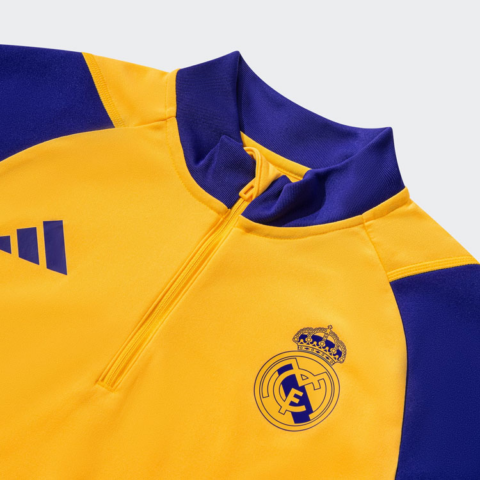 Adidas Real Madrid Tiro 23 Top Soccer Jersey Men’s Yellow