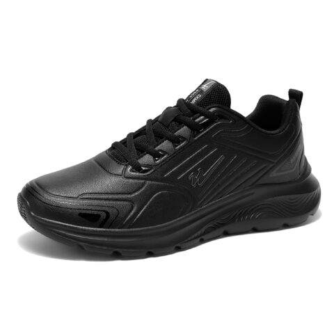 Binary Cushioning Lightweight Rebound Cushioning Lightweight Rebound Low top Running Shoes Unisex Black Warrior