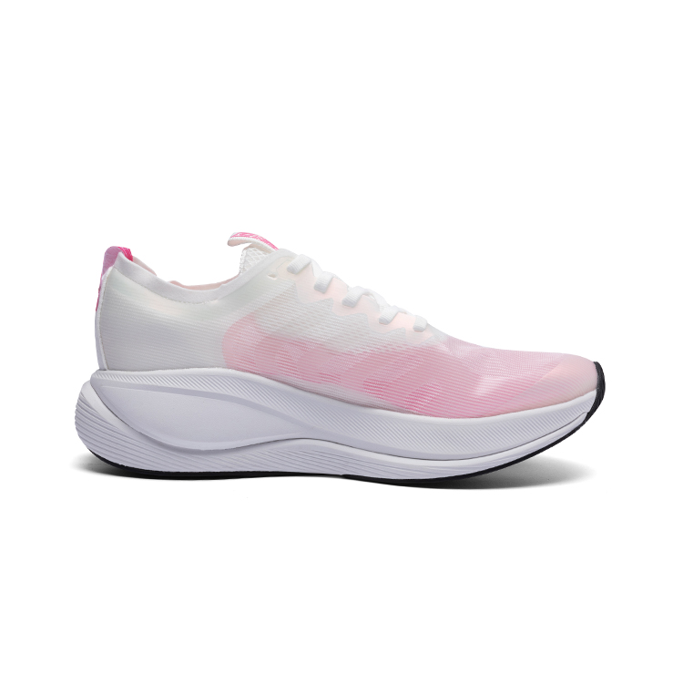 LPMX Running Shoes Men’s Low Top White Rose Red