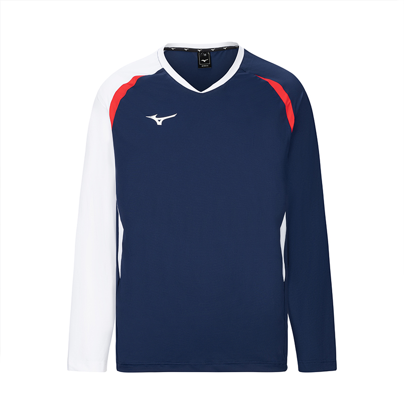 Mizuno Badminton Jersey Unisex Blue Red White