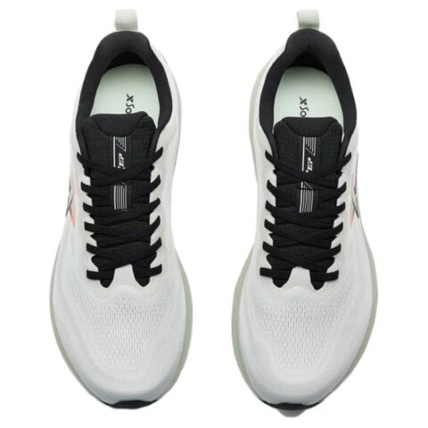 XTEP Rebound Slip Resistant And Abrasion Resistant Low top Casual Running Shoes Men’s White Black