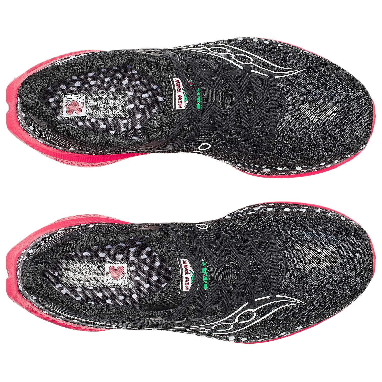 Keith Haring x Saucony ENDORPHIN SPEED 5 Running Shoes Women’s Black White Red