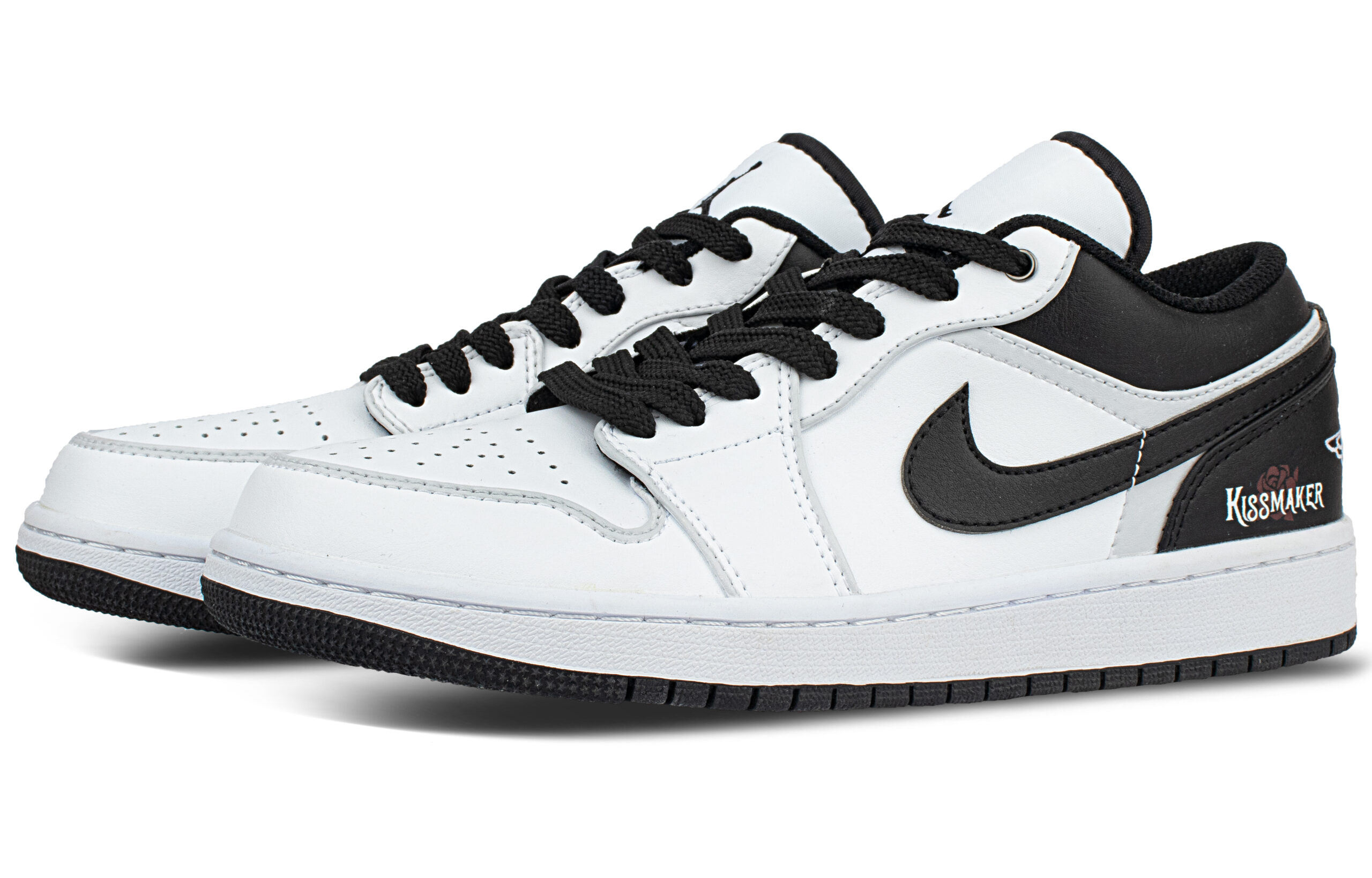 Jordan Air Jordan 1 Synthetic Leather, Leather Abrasion Resistant Abrasion Resistant Low top Vintage Basketball Shoes