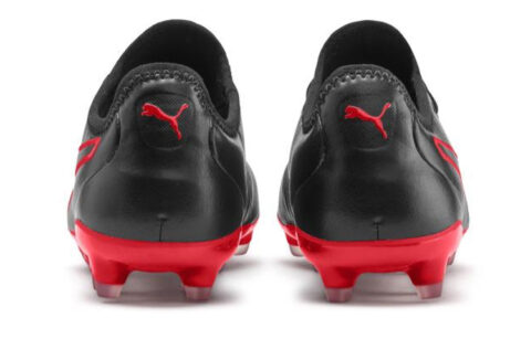 PUMA King Pro Fg PUMA Black High Risk Red