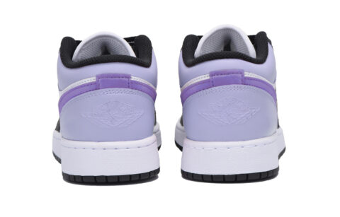 Jordan Air Jordan 1 Low top Vintage Basketball Shoes Men’s White Purple