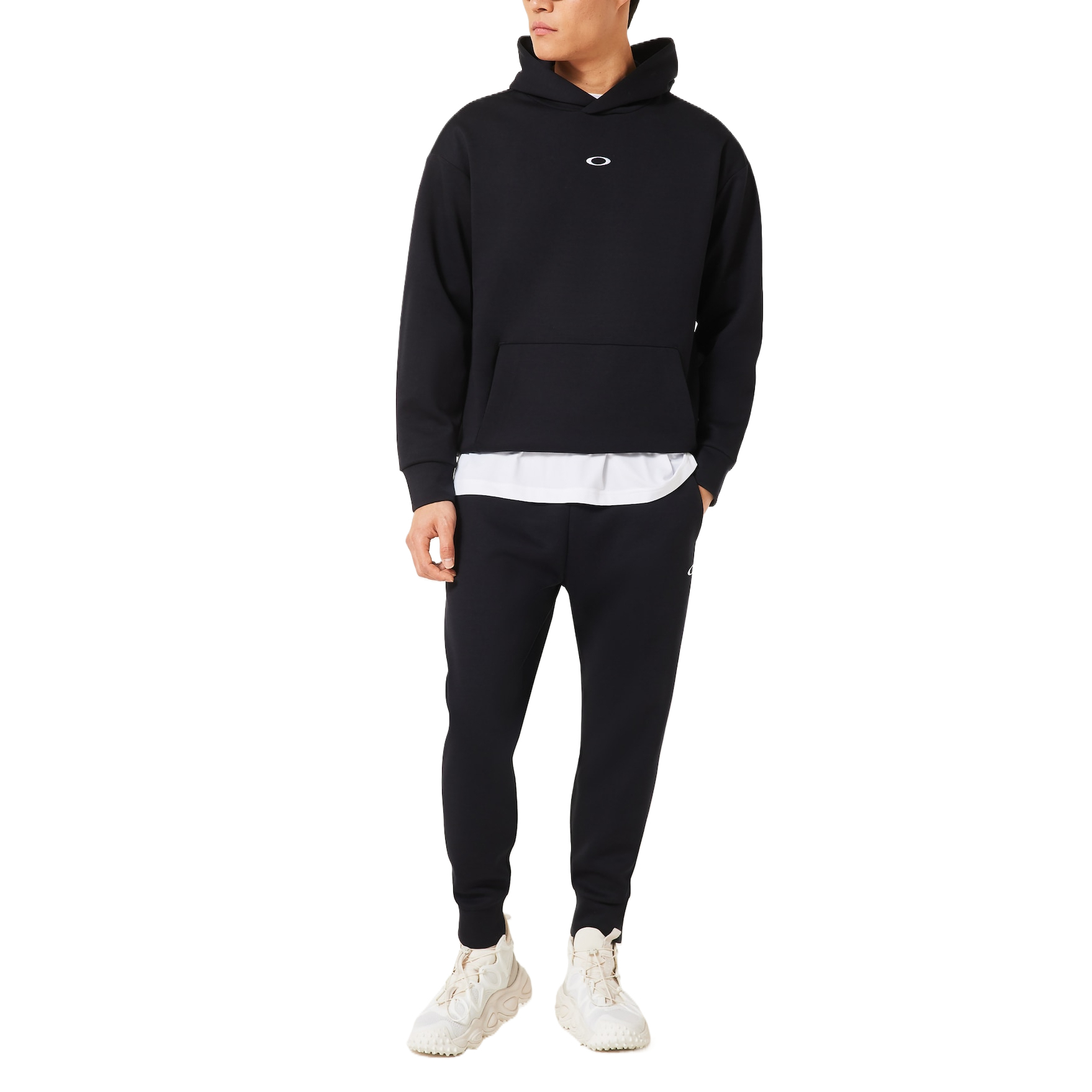 Oakley Fleece Tops Men’s Black Hooded Moderate Regular