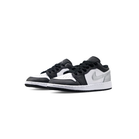 Jordan Air Jordan 1 Low ‘Silvery’ Low top Vintage Basketball Shoes Men’s Black Silver
